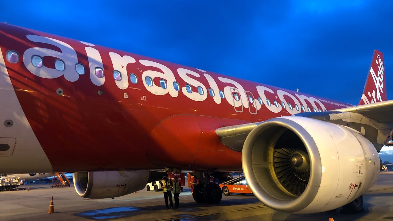 FD1042 Air Asia taking off from Bangkok (Don Mueang) to Vientiane, Lao PDR on October 30, 2025