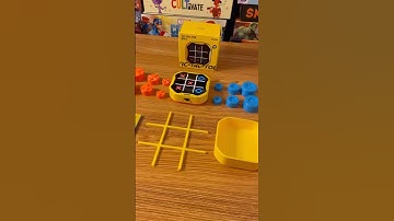 The best version of tic-tac-toe! 🥳⭕️❌ #gamenight #boardgames #tabletopgames #tictactoe