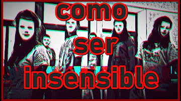 ¿Cómo es una persona insensible?