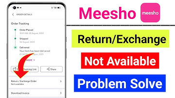 Meesho Return Ka Option Nahi Aa Raha Hai | Meesho Return/Exchange Option Not Available 2023 |