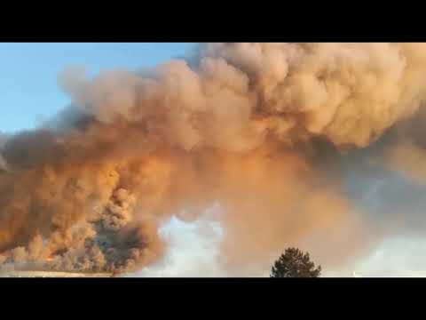 Пожар в аэропорту Благовещенска 17.12.2020