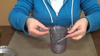 How to Wrap a Wire Around a Mason Jar