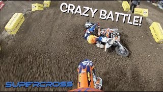 HUCKSON DEEGAN BIG SUPERCROSS WIN!!! A2 GoPro raw