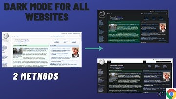 FULL dark mode for all websites on chrome!!! 2 methods-with and without extension | Gril Tech