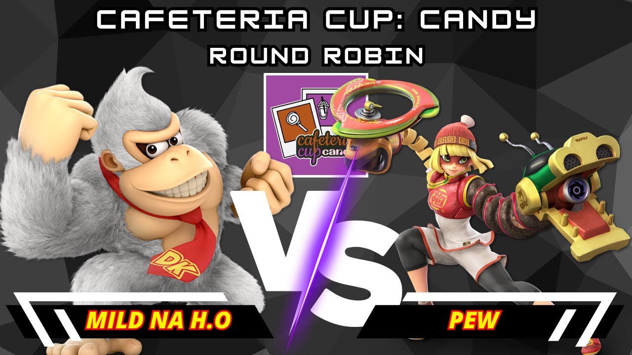 Mild na H.O (Donkey Kong) Vs. PeW (Min Min) | Cafeteria Cup: Candy | Round Robin | SSBU