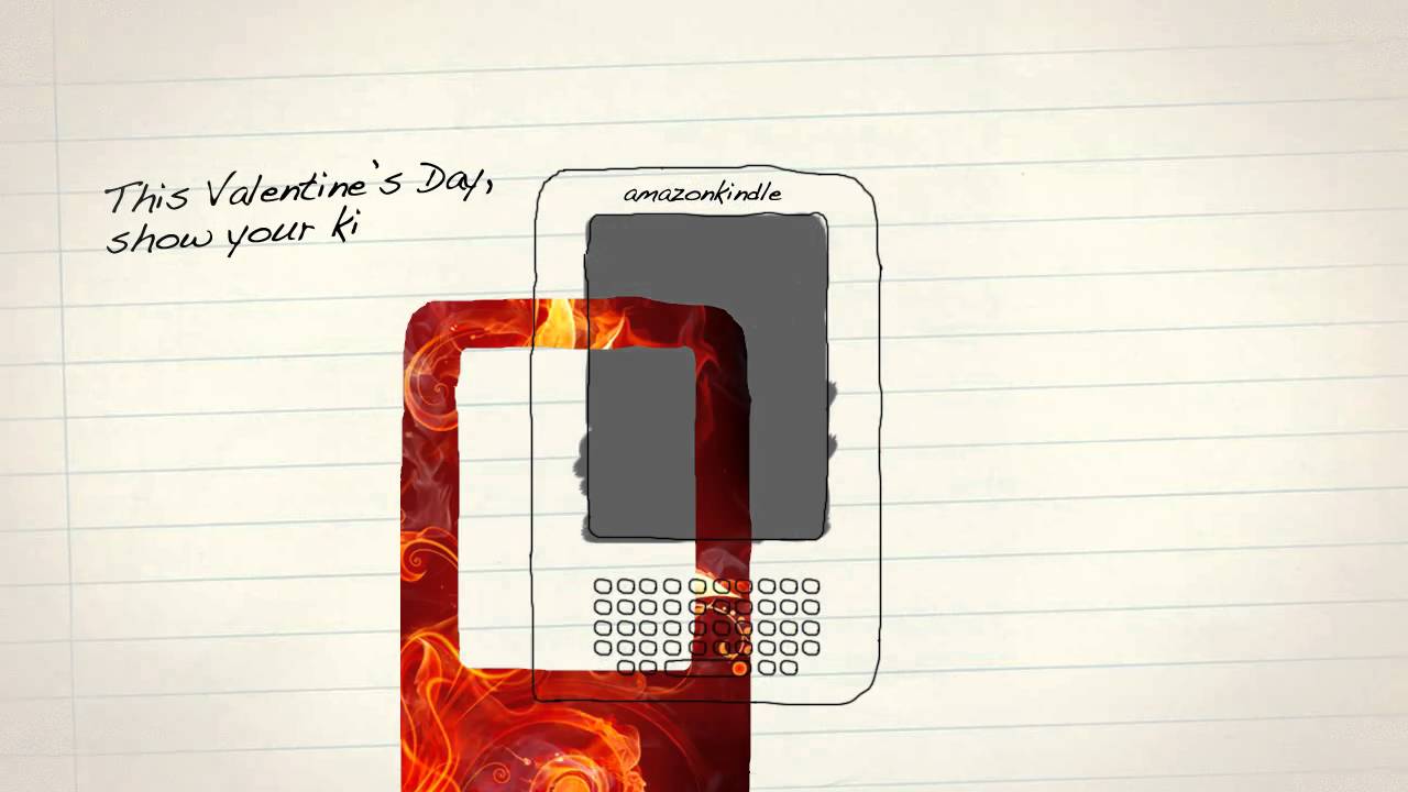 Valentine's Day Kindle Commercial with Audio for DecalGirl