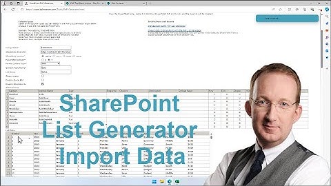 Import Data to New SharePoint List with the PnP  List Generator - PowerShell V7
