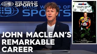 John Maclean is the FIRST wheelchair athlete to complete the Hawaii Ironman 💪 | Wide World of Sports