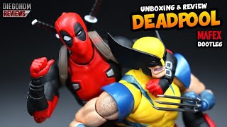 DEADPOOL Mafex Bootleg Unboxing e Review BR / DiegoHDM