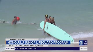 Registration opens May 1 for Junior Lifeguard Program