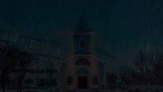 Heavy Rain Sounds Ans Calm Church Bells
