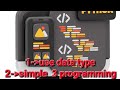 Use data type | 3 besic programming |run IDLE |online  run