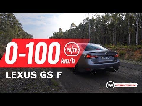 2018 Lexus GS  F 10th Anniversary Edition 0-100km/h & engine sound