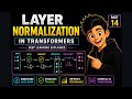 30. Layer Normalization Explained in Telugu | Transformers Deep Learning (Part 14)