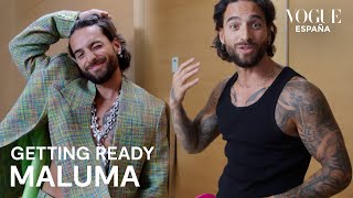 Maluma: todos los detalles de su look para el show de Louis Vuitton | Getting Ready | VOGUE España