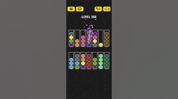 Ball Sort - Color Puzzle Game - Level 355 - Walkthrough SOLVED by RobotPlayer AI!!!