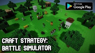 Craft Strategy - Battle Simulator! (by Endless Code) ANDROID GAMEPLAY screenshot 2