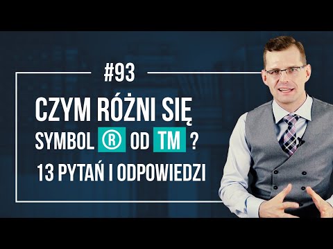 Wideo: Różnica Między TM A Zarejestrowanym Znakiem Towarowym