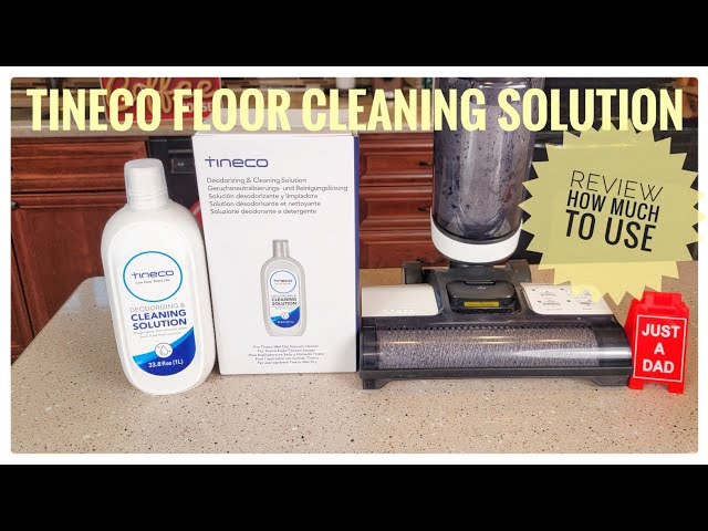 Tineco - Q: How much cleaning solution should I use each time