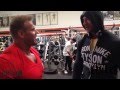 Jay trains arms at Golds Venice cameo by The Rock and more...