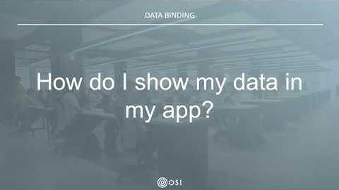 Lunch & Learn: Building app logic with Xamarin.Forms and MVVM