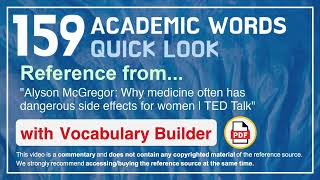 159 Academic Words Quick Look Ref from 