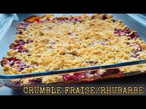 Vidéo: Dessert à La Rhubarbe Et Aux Fraises - Recettes Santé