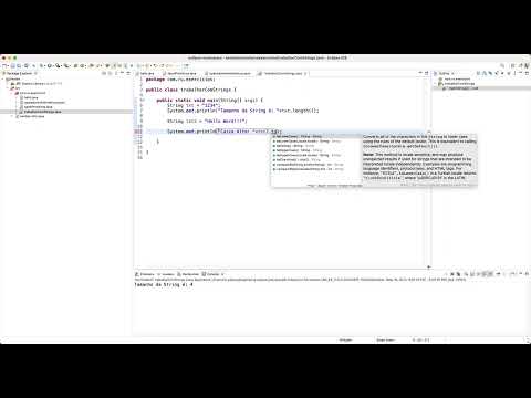 Strings em Java | tamanho | caixa alta | caixa baixa | posição | Ruvian Fabrin | 5 de 365