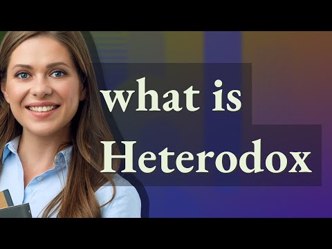 Heterodox | meaning