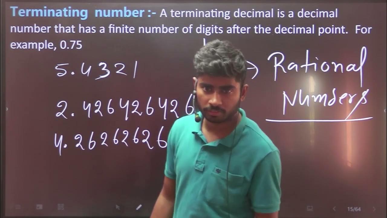 Real number L-2 Class 10th Mathematics (Terminating and Non-Terminating ...