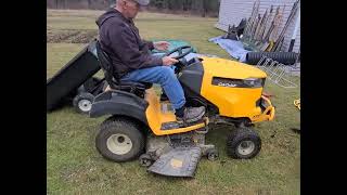 Cub Cadet XT2 Enduro Series Lawn Tractor and Bagger System