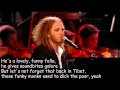 Tim Minchin - The Fence [lyrics on the screen]