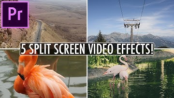 5 Awesome Split Screen Video Effects in Adobe Premiere Pro! (CC Tutorial)