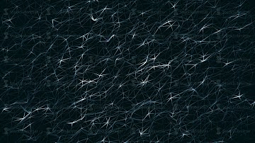 Abstract geometrical background with moving lines and dots. Looping CGI animation. Abstract