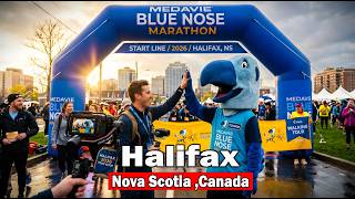 Halifax Nova Scotia Was Full of Energy During This Famous Marathon 🏃‍♂️| Blue Nose Marathon 2026 🇨🇦