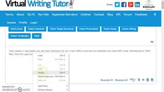 How to Use The Virtual Writing Tutor
