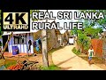 Rural life in sri lanka  4k walking tour dondra  rural village lifer 60fps  no talk