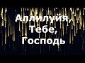 Вся хвала Тебе Господь - Духовный Центр Возрождение (караоке), плюс