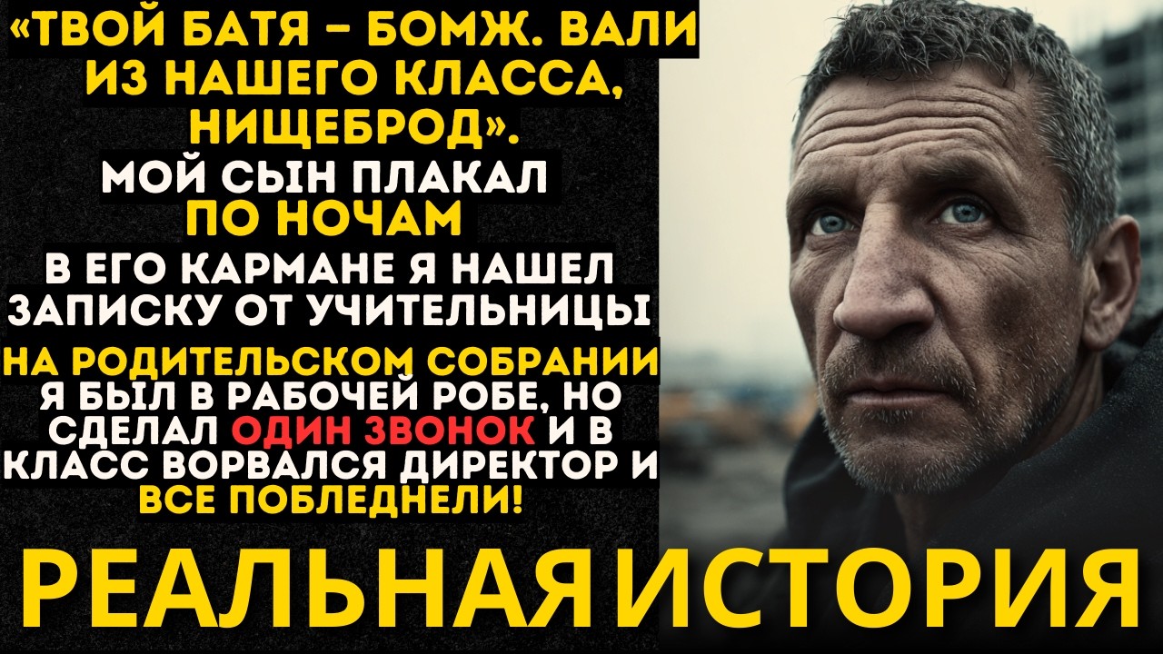 ПОУЧИТЕЛЬНЫЙ РАССКАЗ! УЧИТЕЛЬНИЦА УНИЗИЛА СЫНА «НИЩЕГО» СТРОИТЕЛЯ, НЕ ЗНАЯ, КТО ЕГО ОТЕЦ…