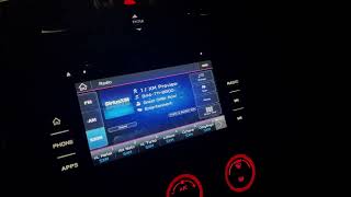 2019 Subaru WRX Radio head unit touch screen defect.