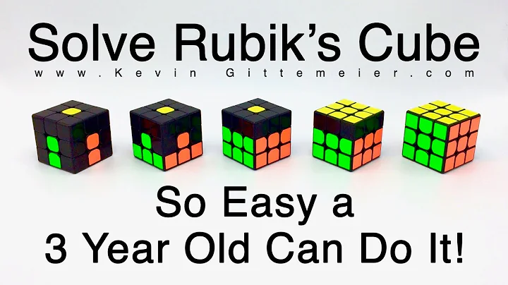 How To Solve Rubik's Cube:  So Easy A 3 Year Old Can Do It  (Full Tutorial) [KTFG 377]