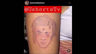 Dymond Flawless Gets Xxxtentacion Tatted