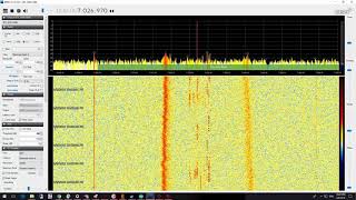 Morse code on 40 meter band using an RTL-SDR dongle