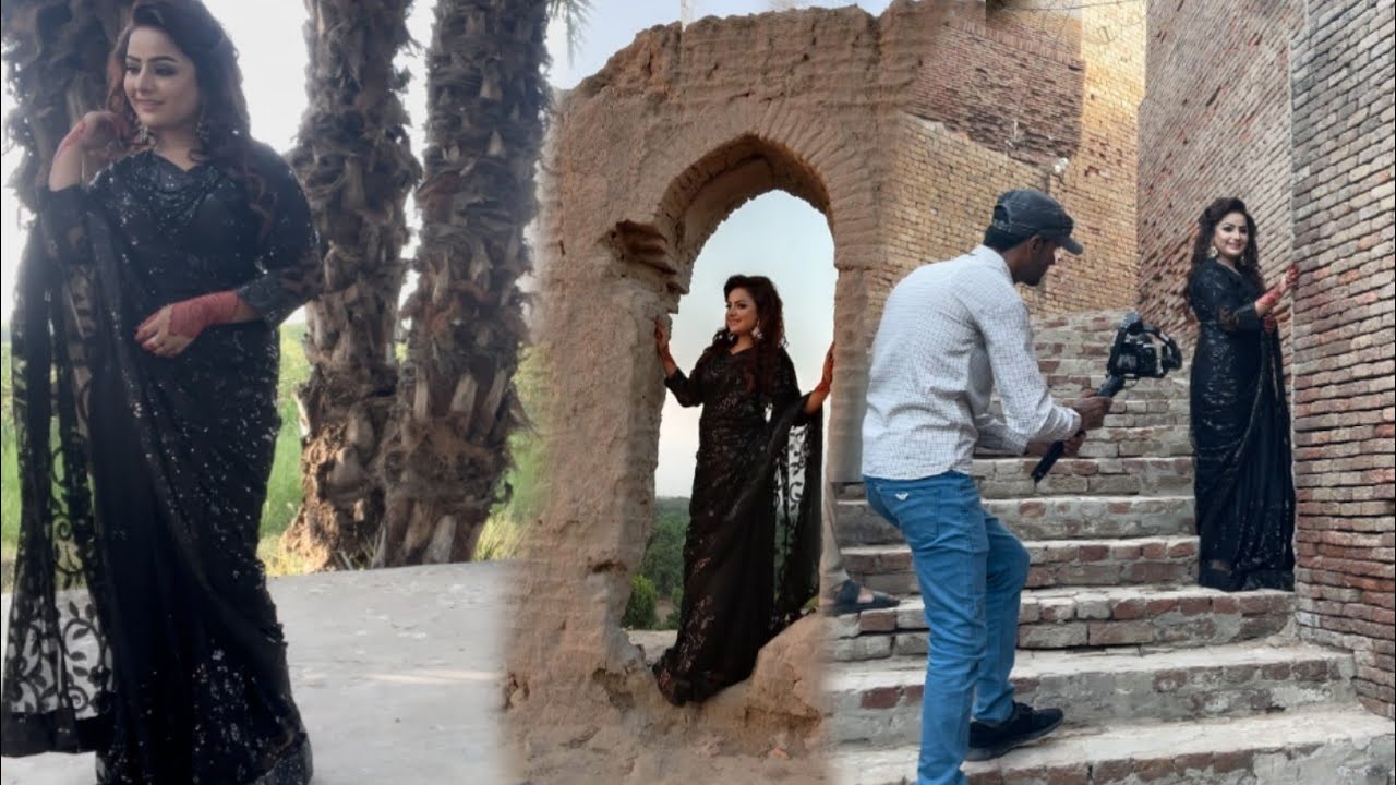 Essa Rajput Behind the scenes of my official shoot with full team outdoor shoot ...