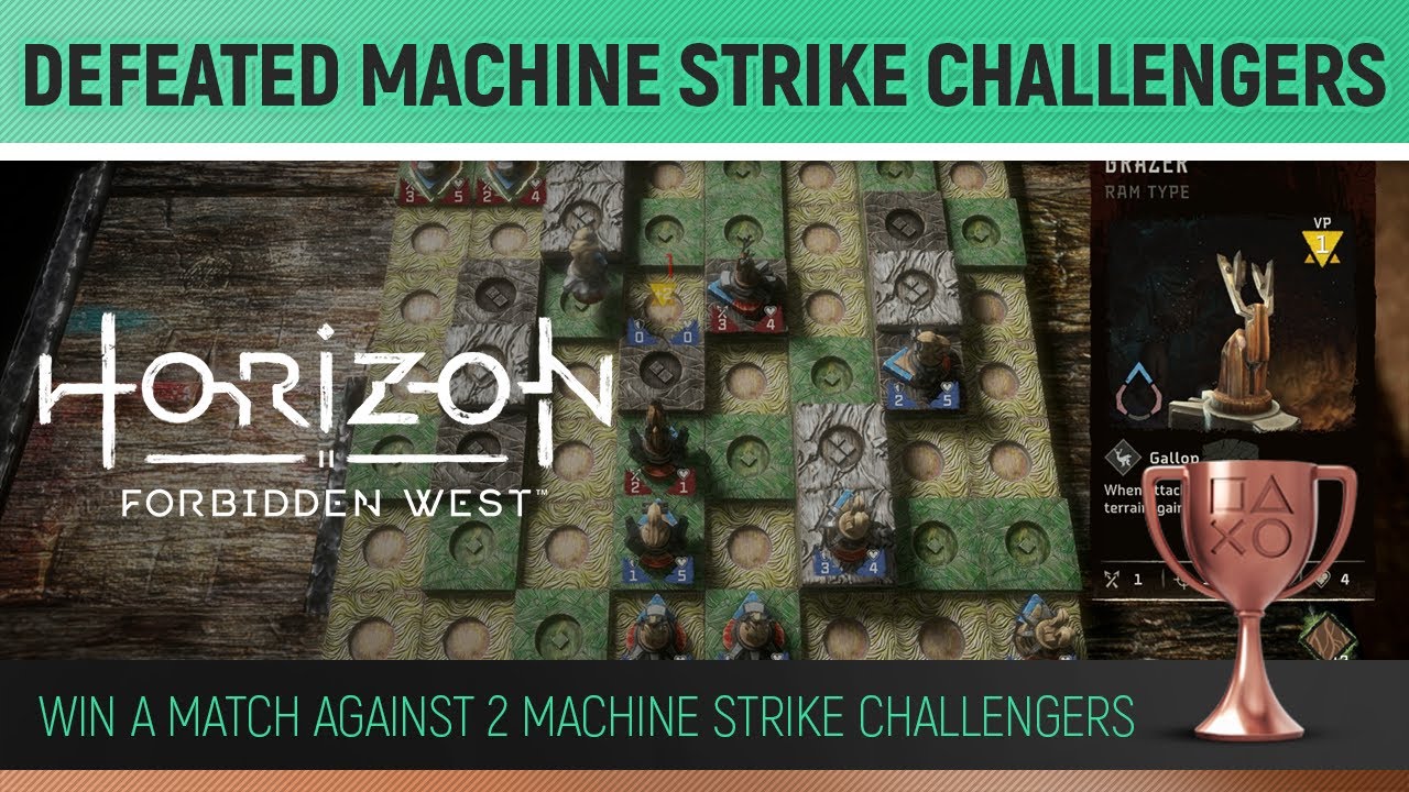 Horizon Forbidden West - Defeated Machine Strike Challengers 🏆 Trophy ...