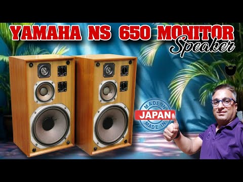 YAMAHA NS 650 MONITOR SPEAKER | MADE IN JAPAN - YouTube