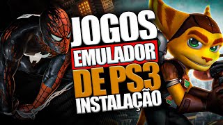 COMO INSTALAR JOGOS DE PS3 NO EMULADOR RPCS3 FORMATOS ISO PKG E DISCO