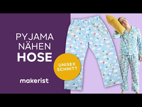 Video: Wie man eine Pyjamahose macht (mit Bildern)