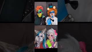 Cosplaying all the FNAF Glamrock crew