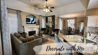 Decorate with Me Living Room Dining Nook |New Rug | New Year